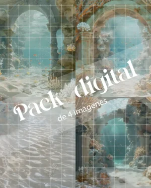 Pack digital de imagenes de fondo del mar